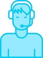 Customer Service Agent Vector Icon