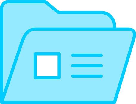 icono de vector de carpeta