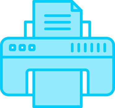 icono de vector de impresora