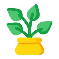 Perfect design icon of houseplant vector