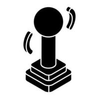 Modern design icon of joystick vector