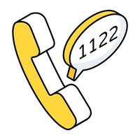 Perfect design icon of call service vector