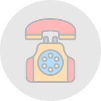 Telephone Vector Icon Design