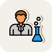 Lab Technician Vector Icon Design