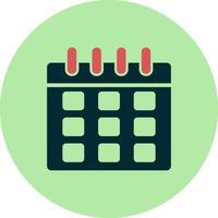 icono de vector de calendario