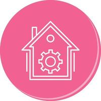 icono de vector de automatización del hogar