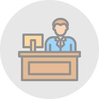 Cashier Vector Icon Design