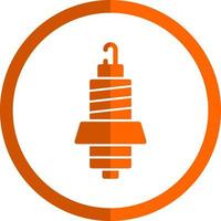 Spark Plug Vector Icon Design