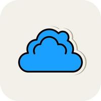 Cloud Vector Icon Design
