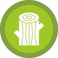 Log Vector Icon Design