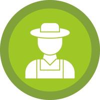 Farmer Vector Icon Design