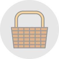 Basket Vector Icon Design