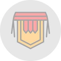 Skirt Vector Icon Design