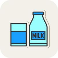 diseño de icono de vector de leche