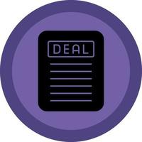 Deal Vector Icon Design