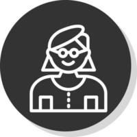 Teacher Vector Icon Design