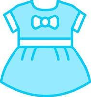 Baby Girls Dress Vector Icon