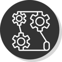 Cogwheels Vector Icon Design