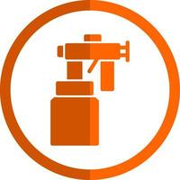 Spray Paint Gun Vector Icon Design