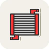 Radiator Vector Icon Design