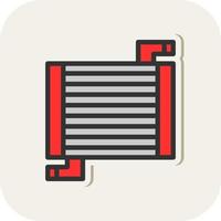 Radiator Vector Icon Design