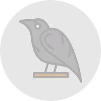 Raven Vector Icon Design