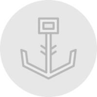 Anchor Vector Icon Design