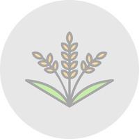 Wheat Vector Icon Design