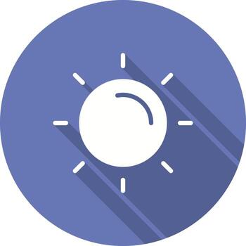 icono de vector de sol