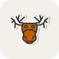 Moose Vector Icon Design