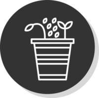 Seeding Vector Icon Design