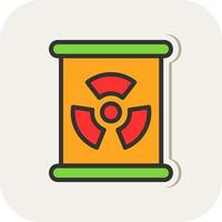 Toxic Waste Vector Icon Design