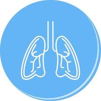 Lungs Vector Icon