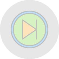 Next Button Vector Icon Design