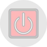 Power Button Vector Icon Design