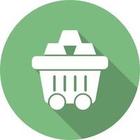 Mining Cart Vector Icon