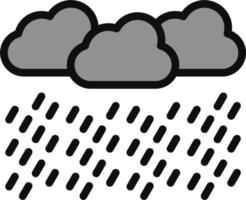 Heavy Rain Vector Icon