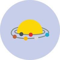 Solar System Vector Icon