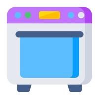 Editable design icon of cooking range vector