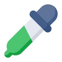 A unique design icon of dropper vector