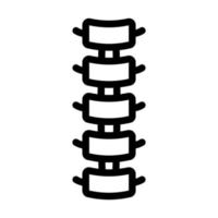 Spine Icon Design vector