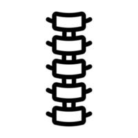 Spine Icon Design vector