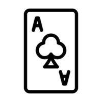 Ace Of Clover Icon Design vector