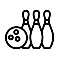 Bowling Pins Icon Design vector