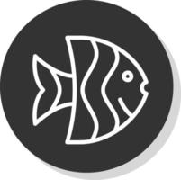 Angelfish Vector Icon Design