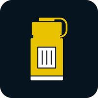 Water Bottle Vector Icon Design