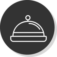 Food Tray Vector Icon Design