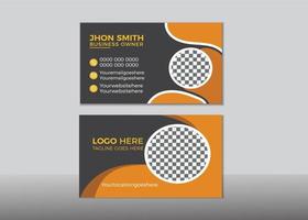 Modern Business Card Template Design. vector