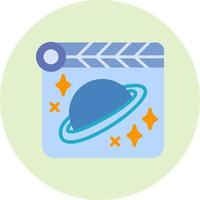 Space Film Vector Icon