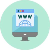 Domain Registration Vector Icon